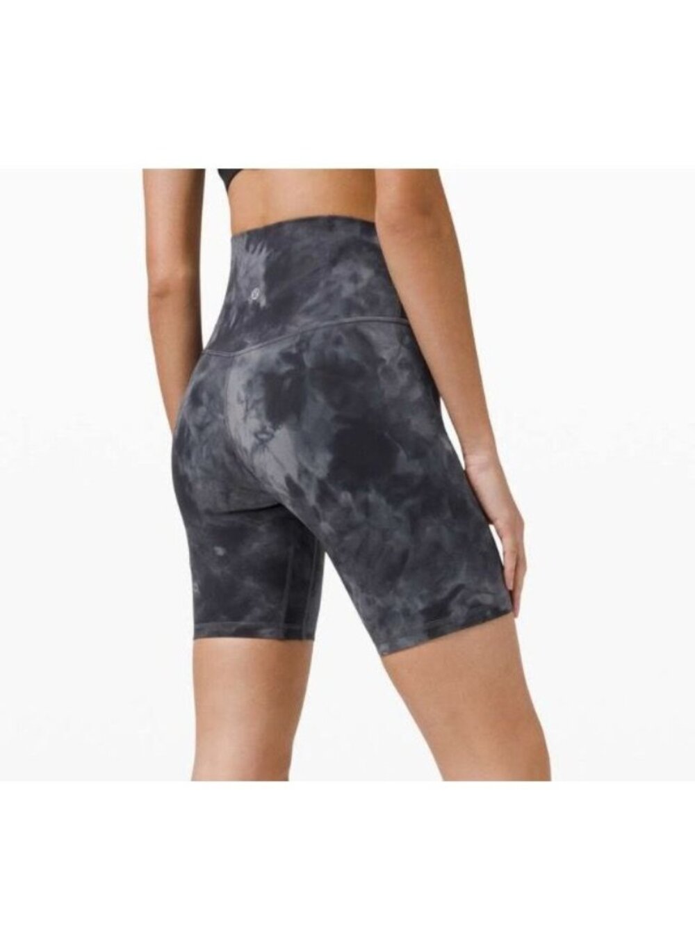 Lululemon Align HR Short 6 Diamond Dye Graphite Grey 8" Nulu EUC Bike Shorts